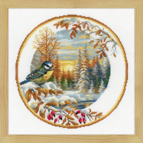 Plate with Great Tit